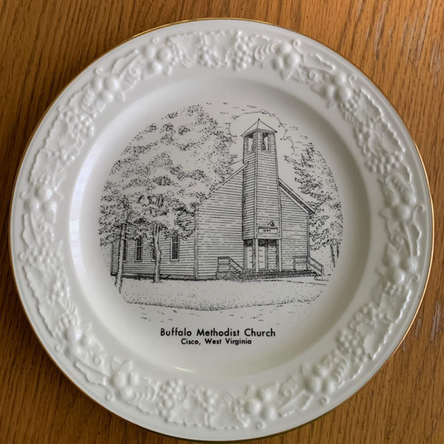 Church Plates (Various Shapes) Dinner Plate by Homer Laughlin -1