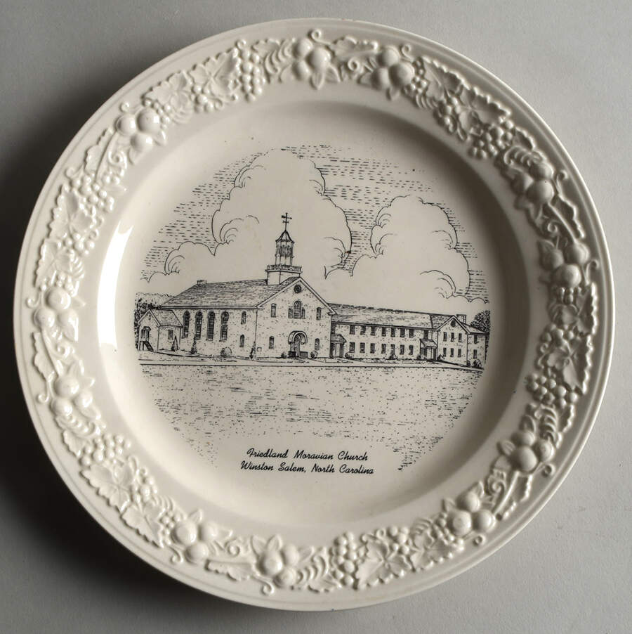Church Plates (Various Shapes) Dinner Plate by Homer Laughlin -1