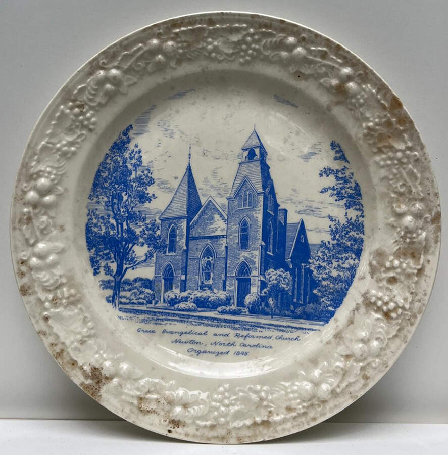 Church Plates (Various Shapes) Dinner Plate by Homer Laughlin -1