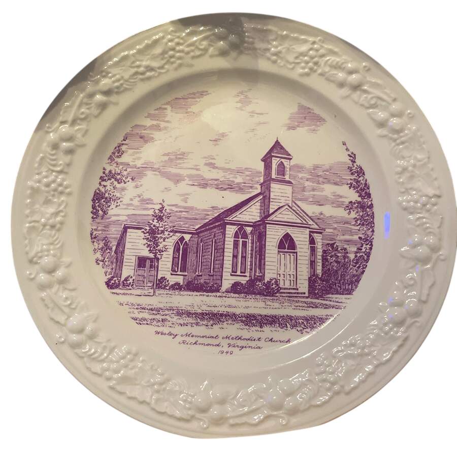 Church Plates (Various Shapes) Dinner Plate by Homer Laughlin -1