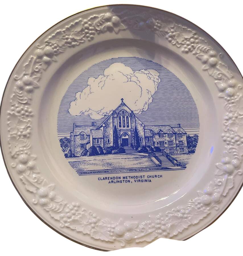 Church Plates (Various Shapes) Dinner Plate by Homer Laughlin -1
