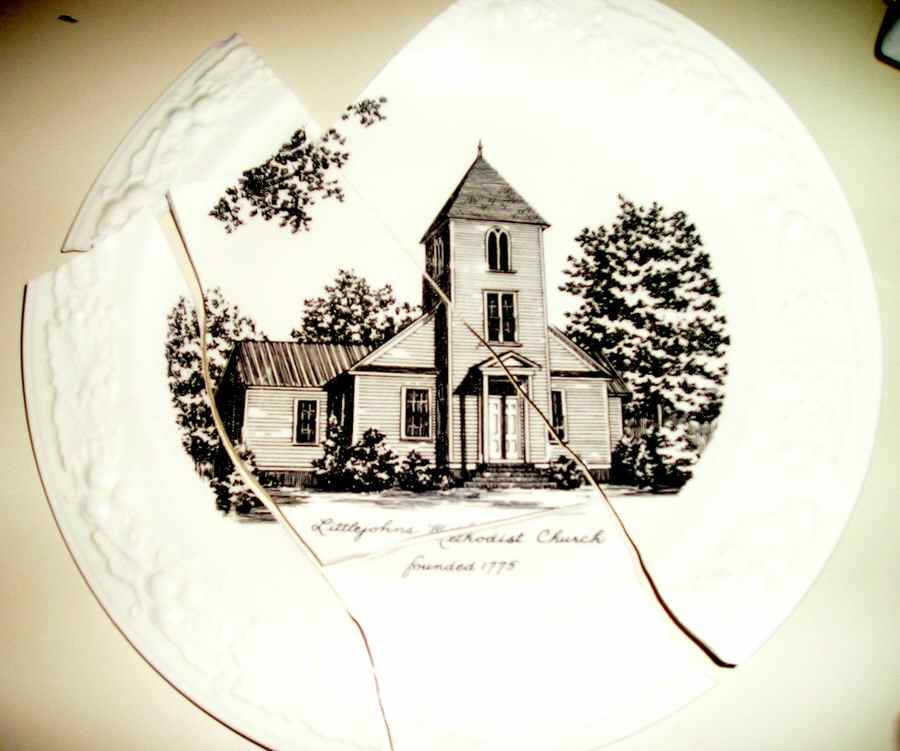 Church Plates (Various Shapes) Dinner Plate by Homer Laughlin -1
