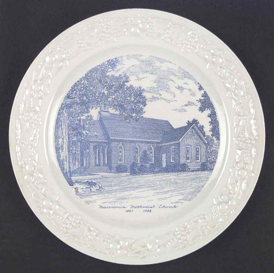 Church Plates (Various Shapes) Dinner Plate by Homer Laughlin -1