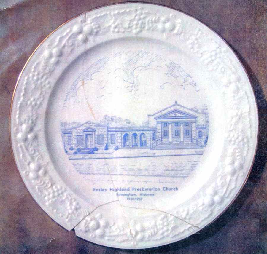 Church Plates (Various Shapes) Dinner Plate by Homer Laughlin -1