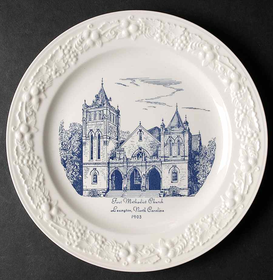 Church Plates (Various Shapes) Dinner Plate by Homer Laughlin -1