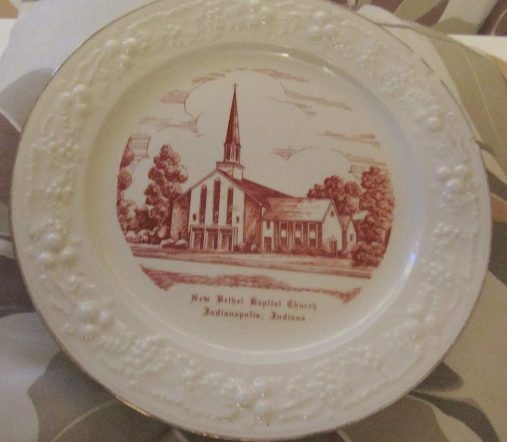 Church Plates (Various Shapes) Dinner Plate by Homer Laughlin -1