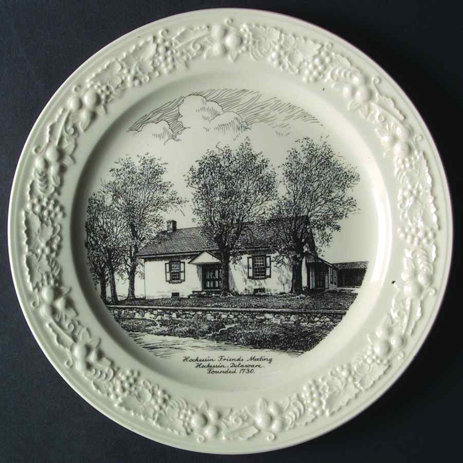 Church Plates (Various Shapes) Dinner Plate by Homer Laughlin -1