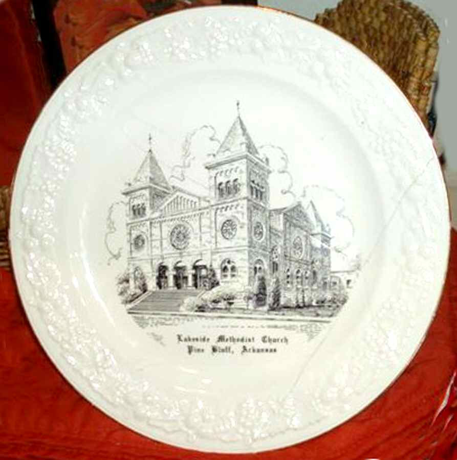 Church Plates (Various Shapes) Dinner Plate by Homer Laughlin -1