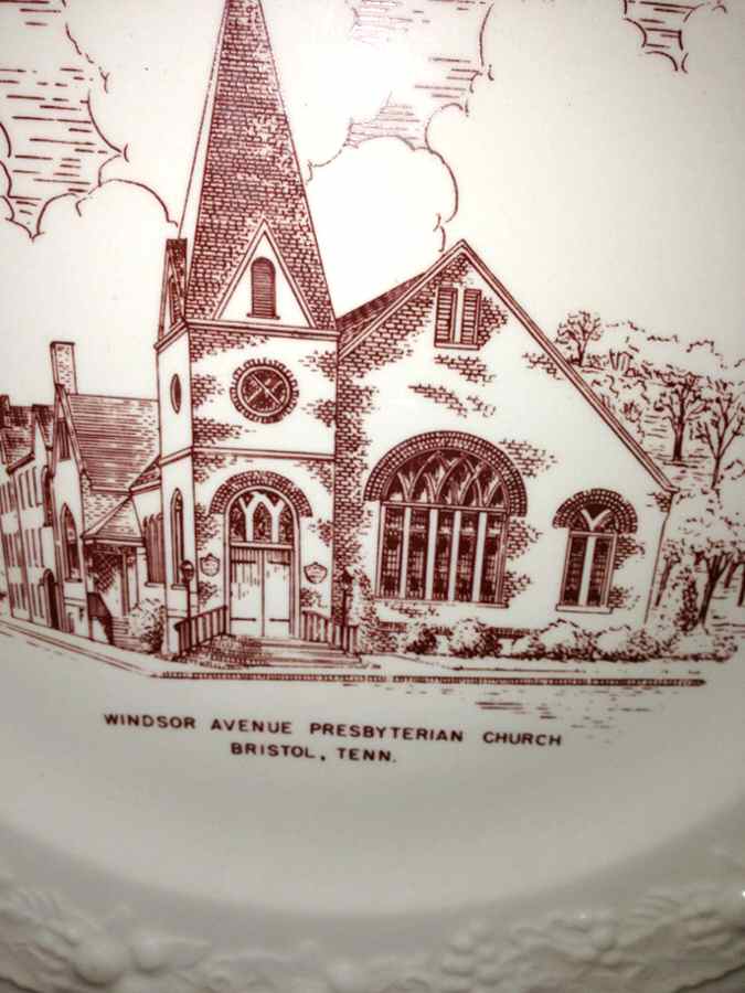 Church Plates (Various Shapes) Dinner Plate by Homer Laughlin -1