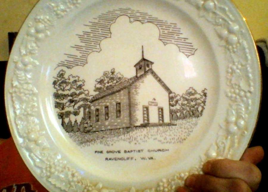 Church Plates (Various Shapes) Dinner Plate by Homer Laughlin -1