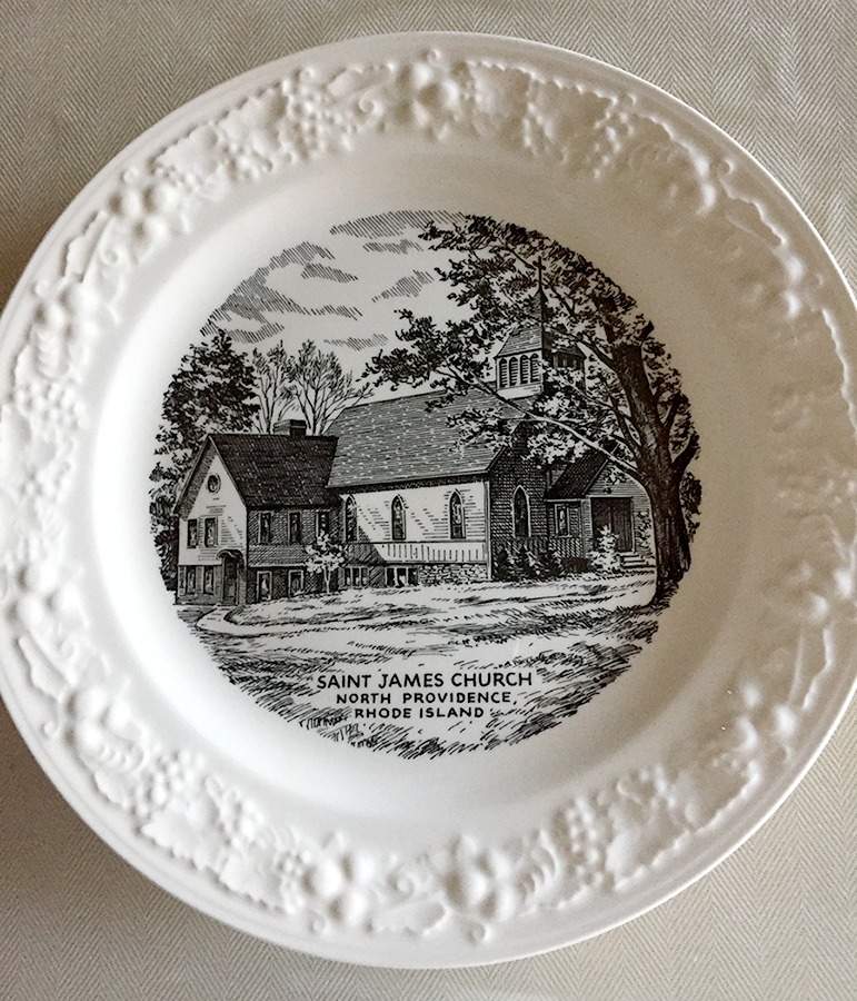 Church Plates (Various Shapes) Dinner Plate by Homer Laughlin -1