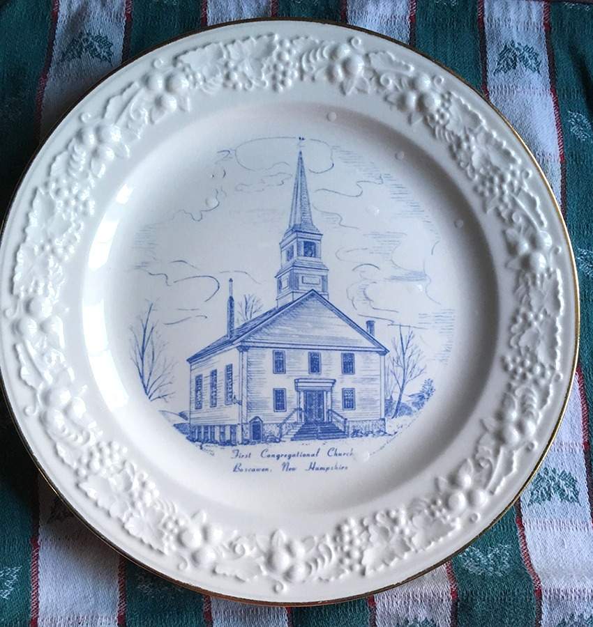 Church Plates (Various Shapes) Dinner Plate by Homer Laughlin -1