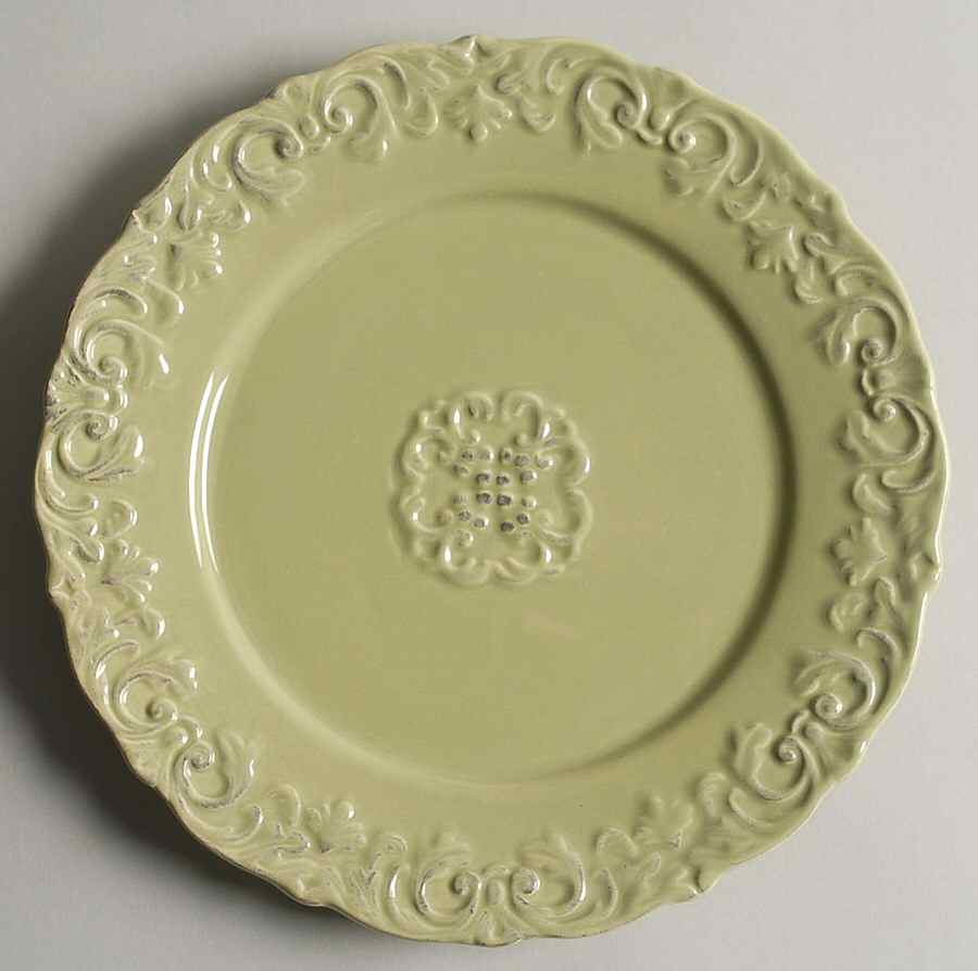 Madison Collection Antique Green Salad Plate by Home Essentials-1
