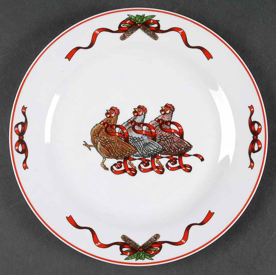 12 Days of Christmas Salad Plate by Home for the Holidays-1