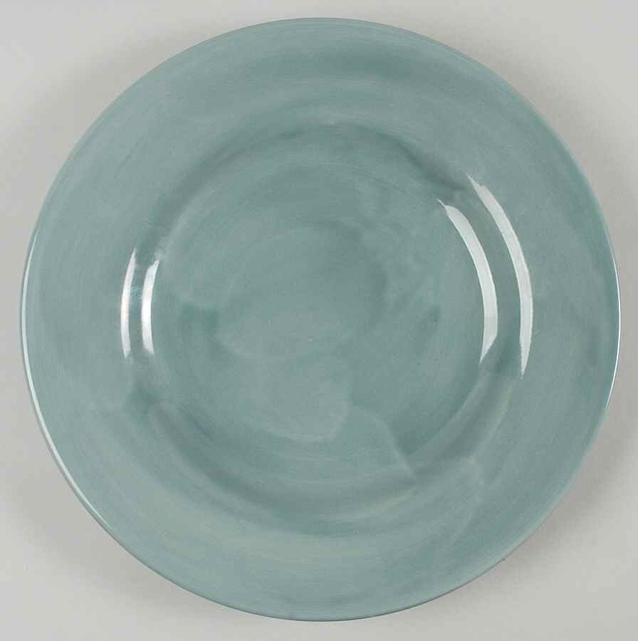 American Simplicity Gray Green Dinner Plate by Home-1
