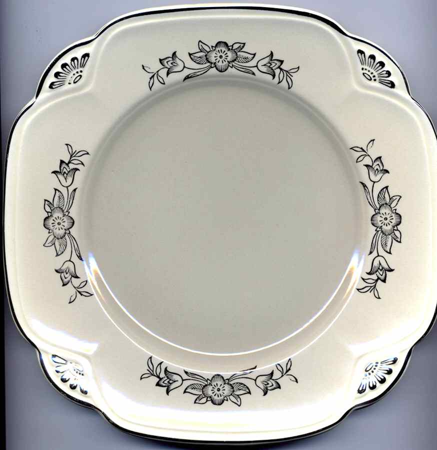 HLC3827 Square Salad Plate by Homer Laughlin -1