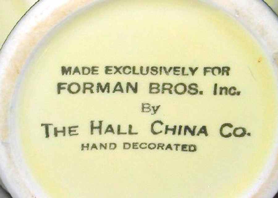 Oriental Butterfly Creamer by Hall-1