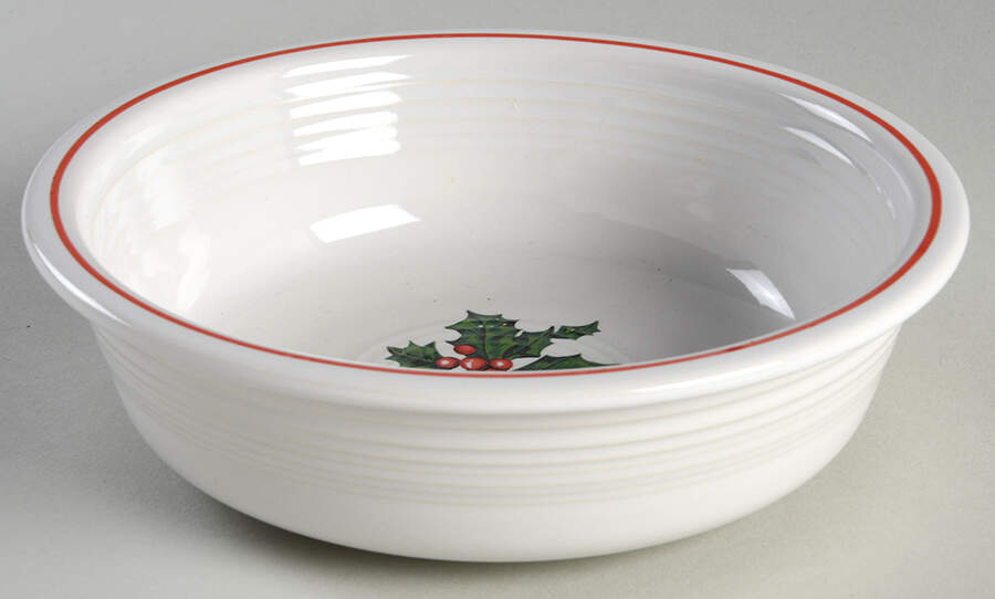 Holiday Fiesta (No Ribbon) Coupe Soup Bowl by Homer Laughlin -1
