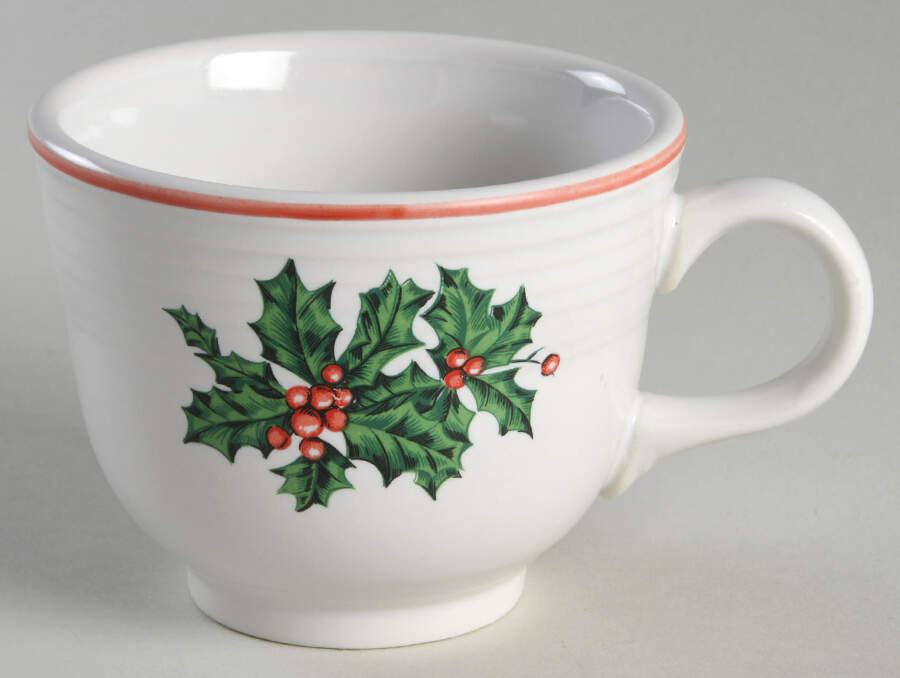 Holiday Fiesta (No Ribbon) Flat Cup by Homer Laughlin -1
