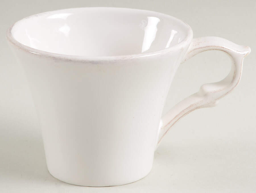 Madison Collection Antique White Flat Cup by Home Essentials-1
