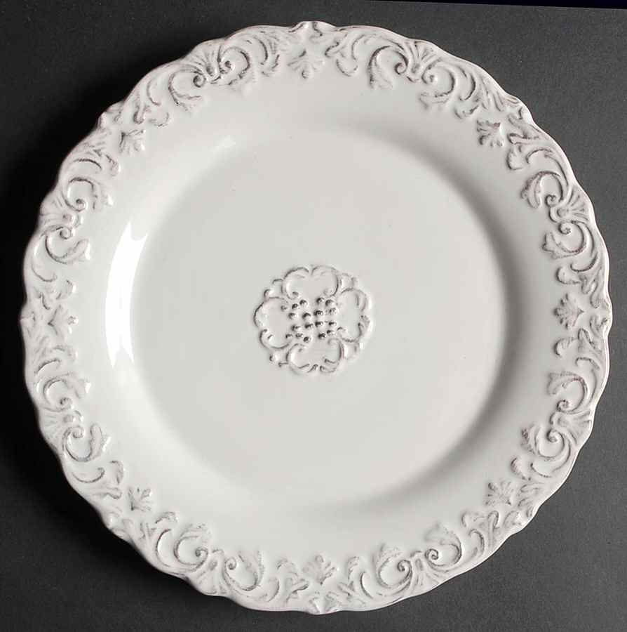 Madison Collection Antique White Dinner Plate by Home Essentials-1