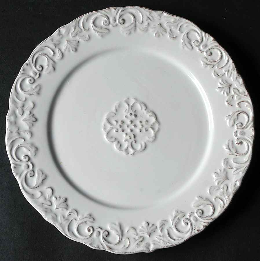 Madison Collection Antique White Salad Plate by Home Essentials-1
