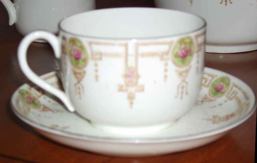 Kilford Footed Cup & Saucer Set by Heathcote-1