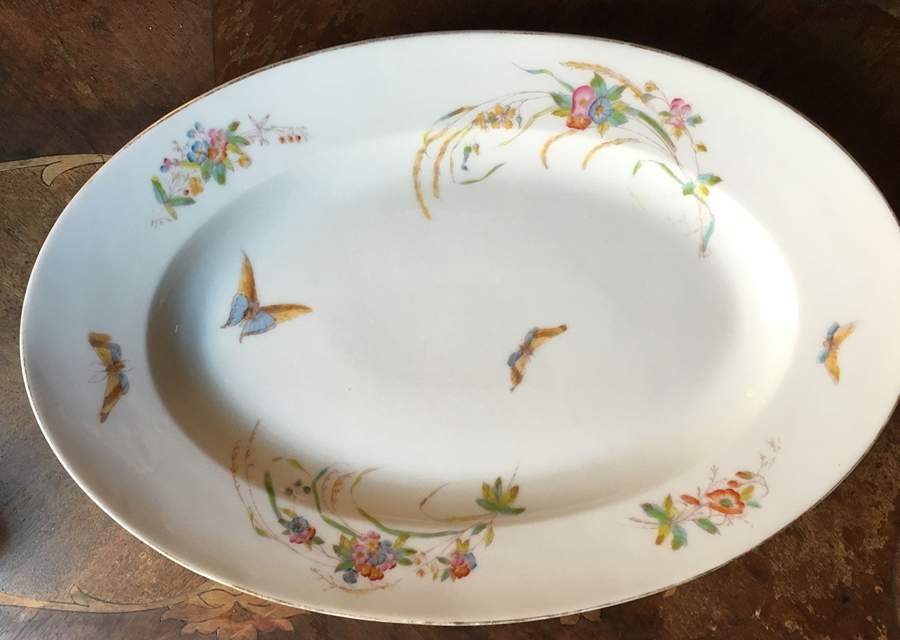 H4034 18" Oval Serving Platter by Haviland-1