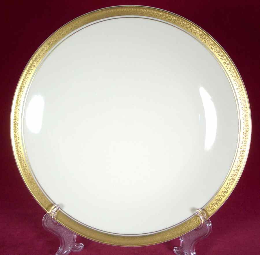 Royal Baroness (Gold Trim) Dinner Plate by Heirloom Collection-1