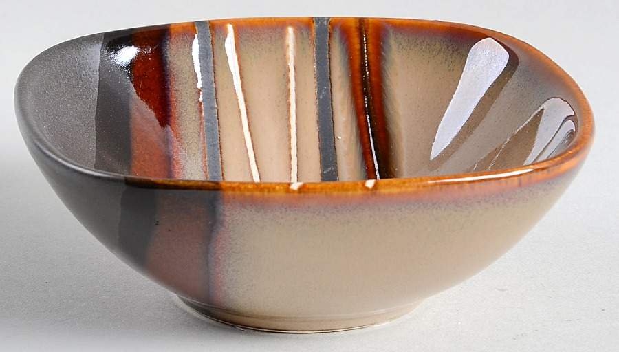 Bazaar Brown Fruit/Dessert (Sauce) Bowl by Home Trends-1