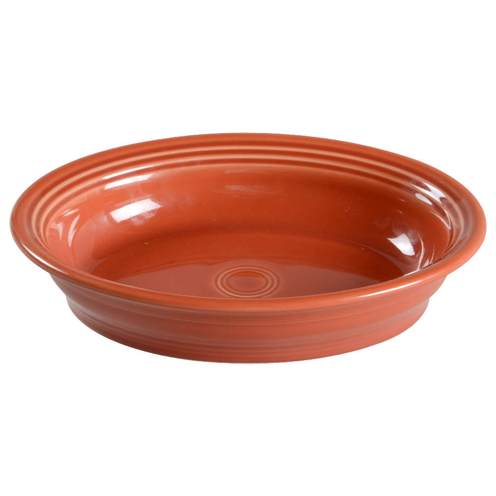 Fiesta Paprika (Intro 2010) 10" Oval Vegetable Bowl by Homer Laughlin -1