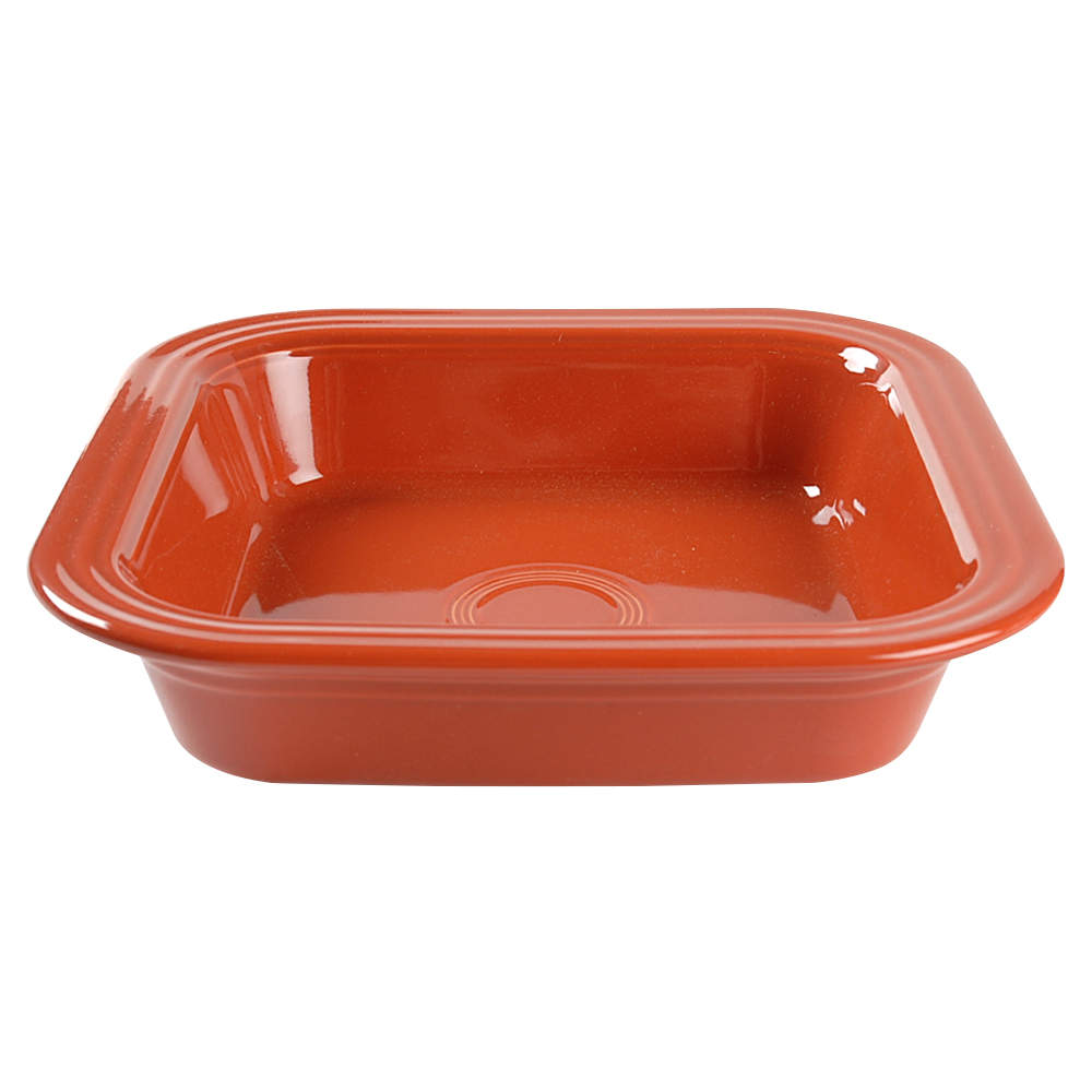 Fiesta Paprika (Intro 2010) 10" Square Baker by Homer Laughlin -1