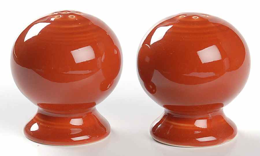 Fiesta Paprika (Intro 2010) Salt & Pepper Set by Homer Laughlin -1