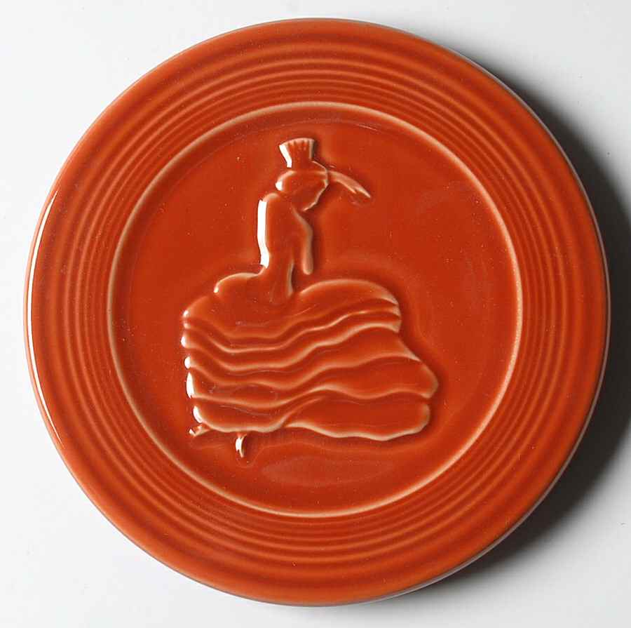 Fiesta Paprika (Intro 2010) Trivet by Homer Laughlin -1