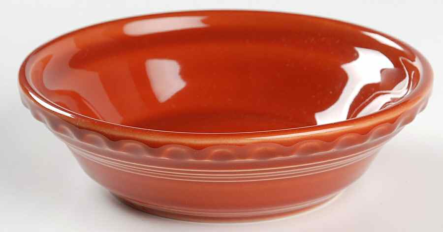 Fiesta Paprika (Intro 2010) 6" Pie Baking Plate by Homer Laughlin -1