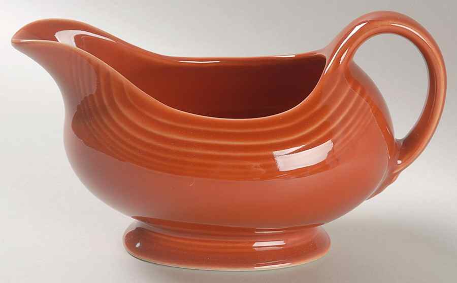 Fiesta Paprika (Intro 2010) Open Sauce Boat by Homer Laughlin -1