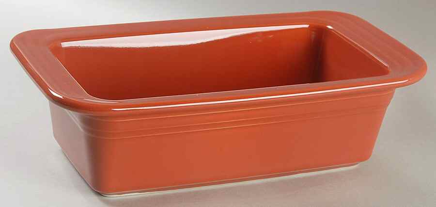 Fiesta Paprika (Intro 2010) Loaf Pan by Homer Laughlin -1