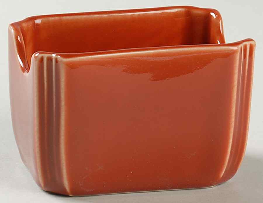 Fiesta Paprika (Intro 2010) Sweetener Holder by Homer Laughlin -1