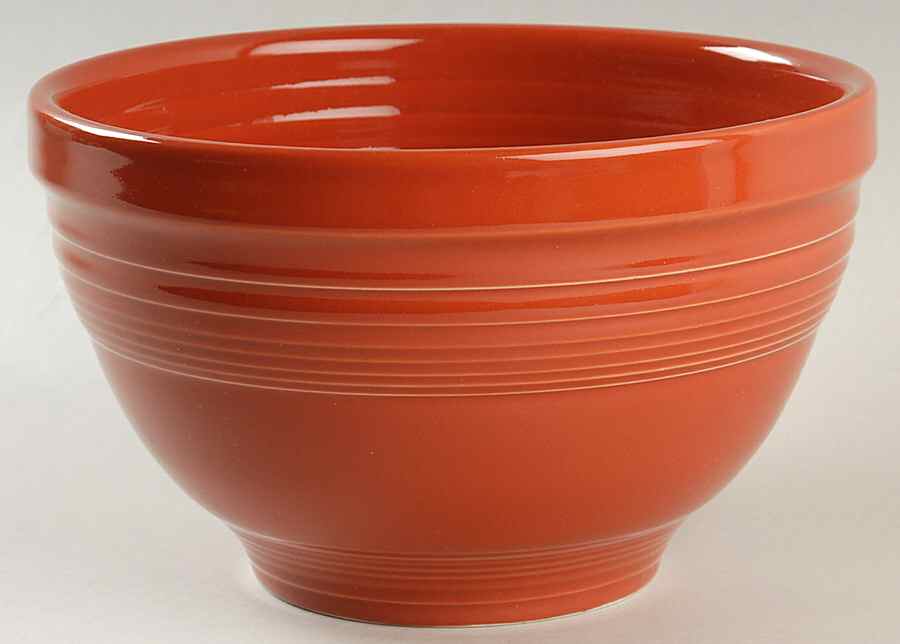Fiesta Paprika (Intro 2010) 8" Baking Bowl by Homer Laughlin -1