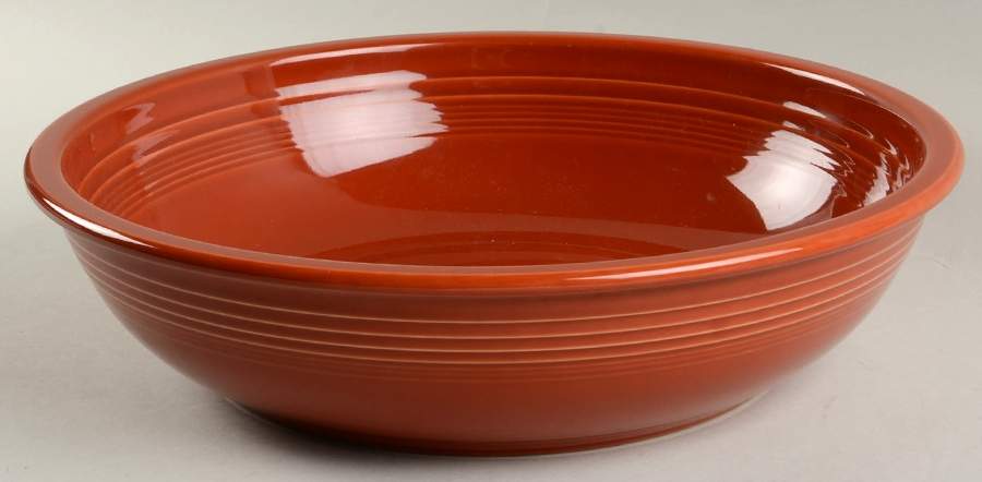 Fiesta Paprika (Intro 2010) 12" Pasta Serving Bowl by Homer Laughlin -1