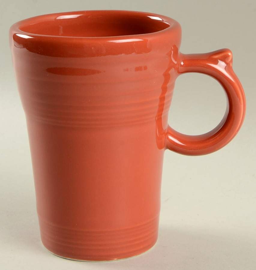 Fiesta Paprika (Intro 2010) Latte Mug by Homer Laughlin -1