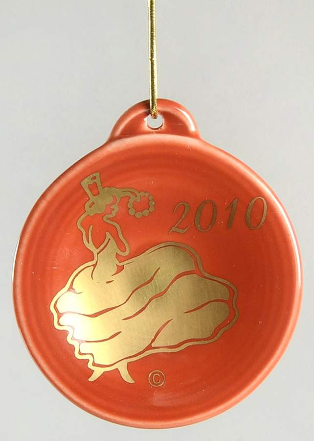 Fiesta Paprika (Intro 2010) Ornament by Homer Laughlin -1