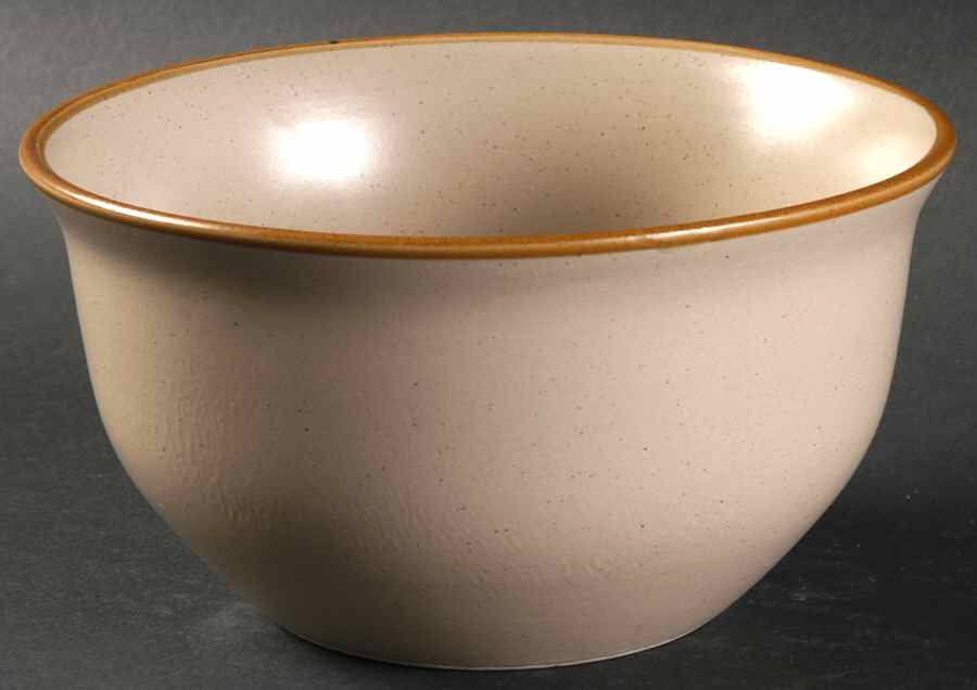 Collector Square Brown Coupe Cereal Bowl by Home Trends-1