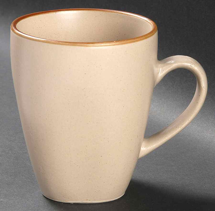 Collector Square Brown Mug by Home Trends-1