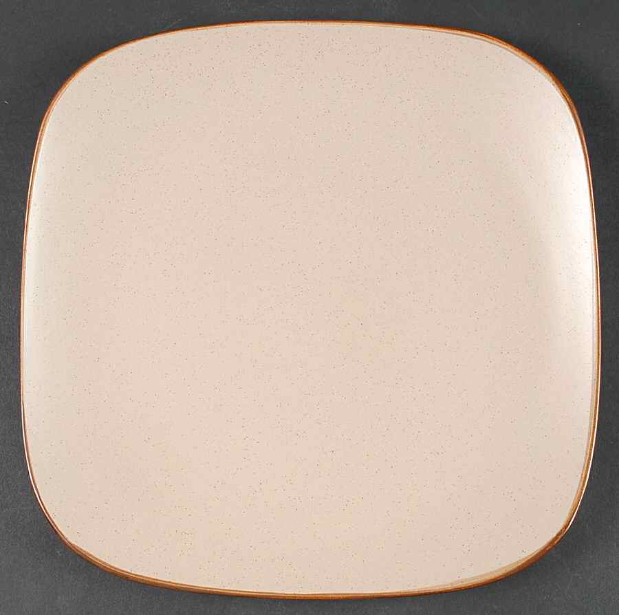 Collector Square Brown Dinner Plate by Home Trends-1