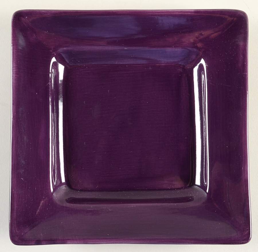 Barcelona Plum Square Salad Plate by Hd Designs-1