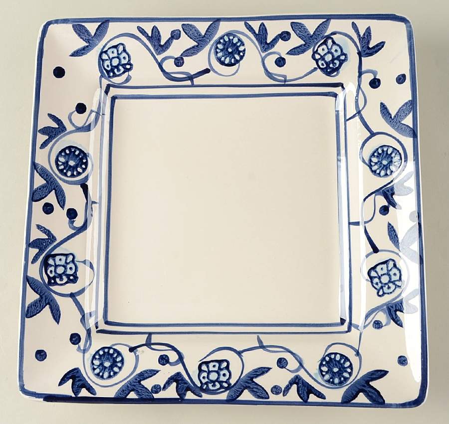 Annalise Square Dinner Plate by Hd Designs-1