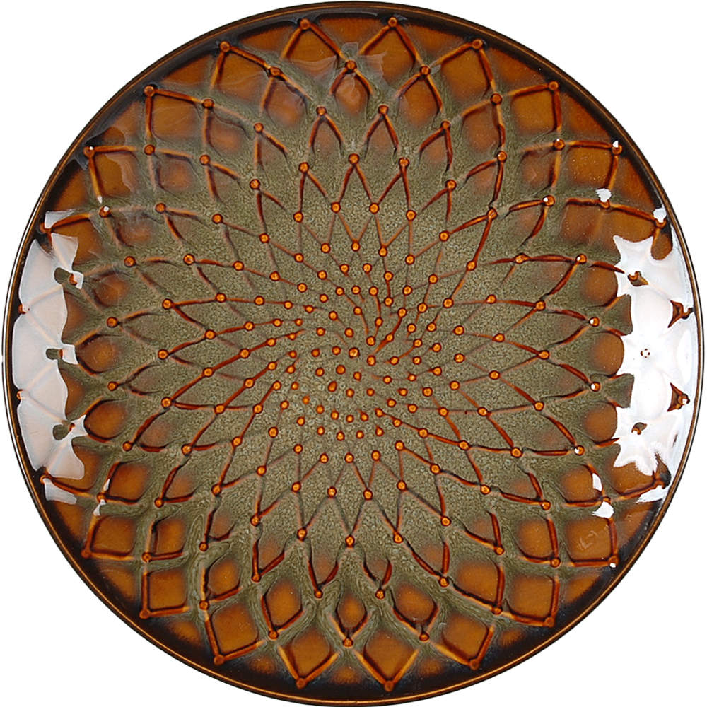 Reactive Trellis Salad Plate by Home Essentials-1