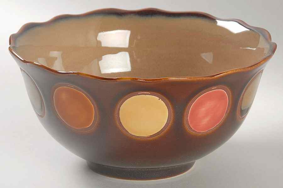 Citrus Dots Soup/Cereal Bowl by Home Essentials-1