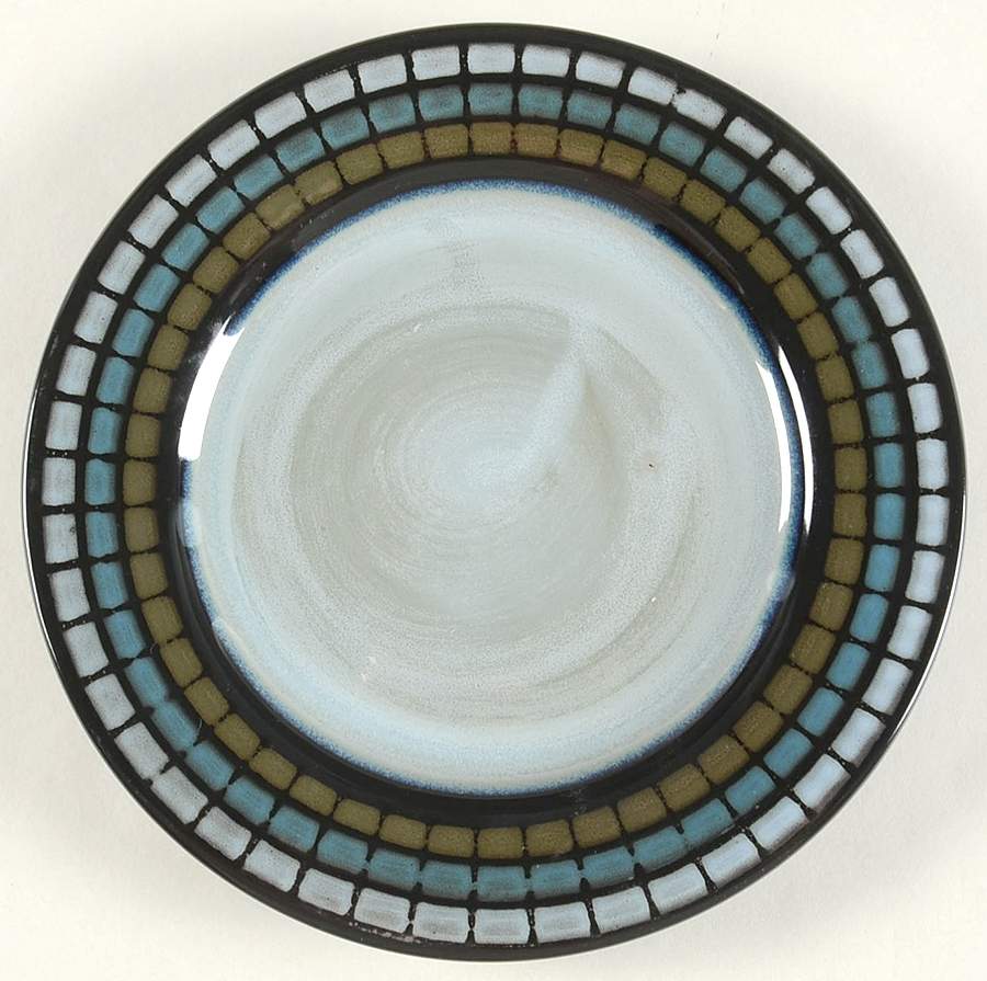 Midnight Mosaic Salad Plate by Home Essentials-1